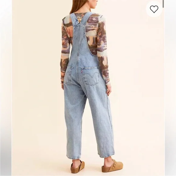 Levi’s Apron Drawstring Straight Leg Overalls size L - Picture 3 of 14